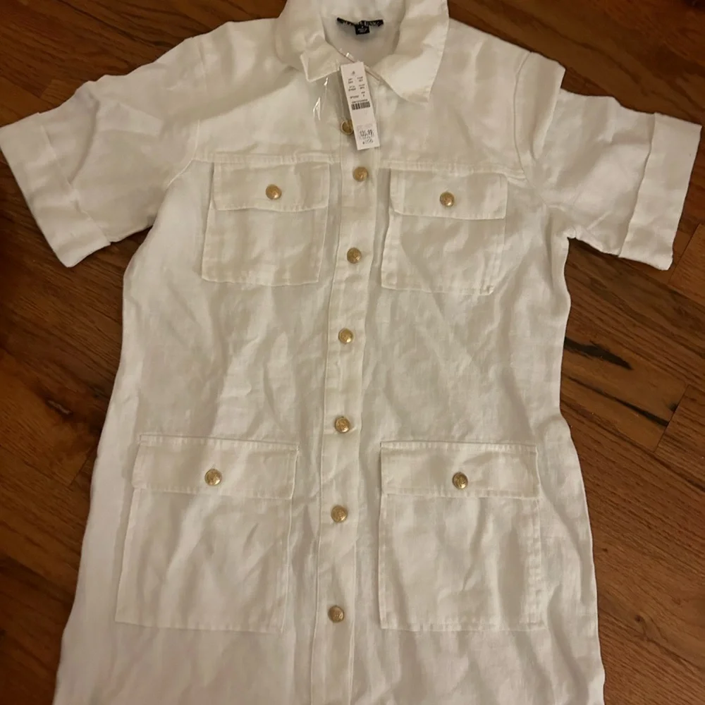 Jcrew Gamine shirtdress in linen - Picture 5 of 6